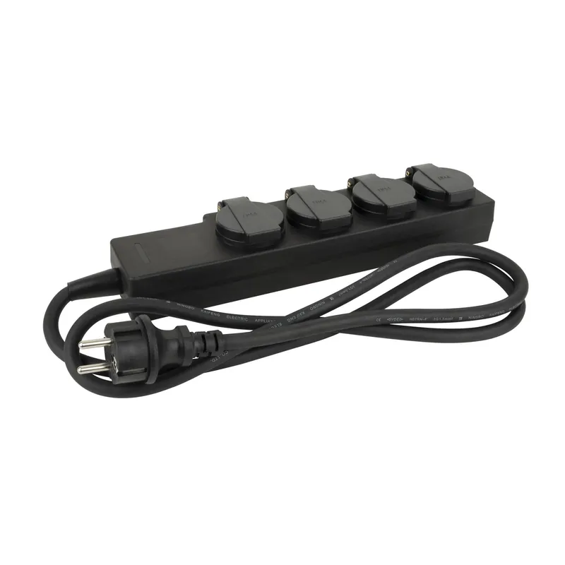 Abverkauf DAP Multisocket Schutzkontakt 4-way 3x 1.5 mm² - IP-20 - 16A max.