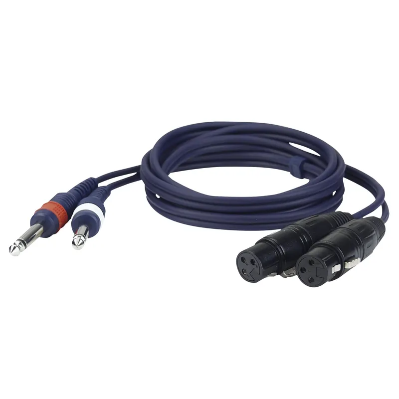 Top-Preis DAP FL43 - 2 unbal. Jack mono L/R to 2 XLR/F 3P - 3 m