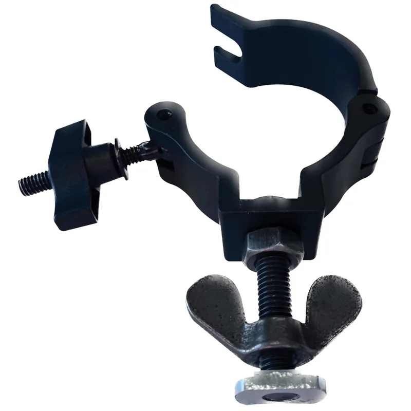 Geprüft Wentex Eurotrack Halfcoupler mit schwarzer Schraube M10x3 5 und Gleitmutter - Aluminium – Schwarz