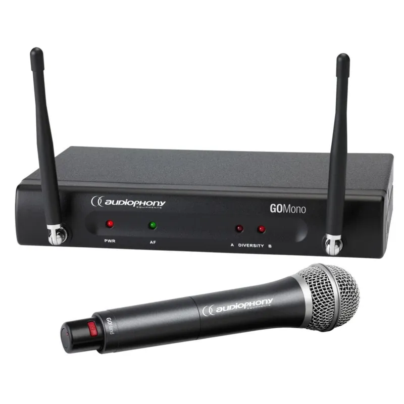 Zertifiziert Audiophony Pack GO-Hand-F5 - Funkmikrofon Set UHF mit Handsender