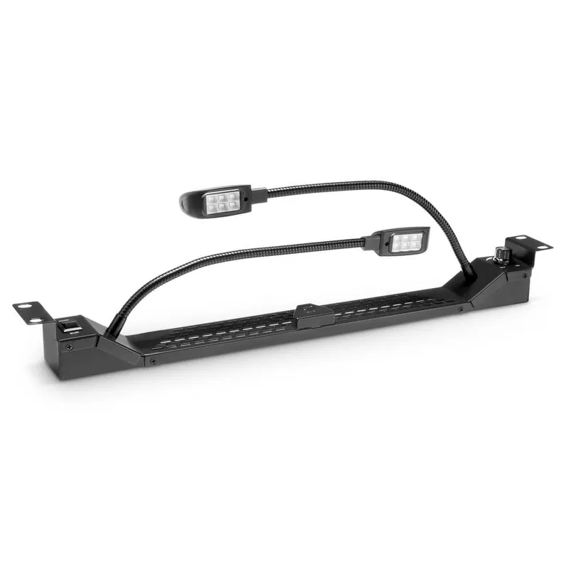 Versand Am Gleichen Tag ah 19" Parts RACK LIGHT WHITE BLUE - 19" Schwanenhals LED Rack Light - weiß & blau