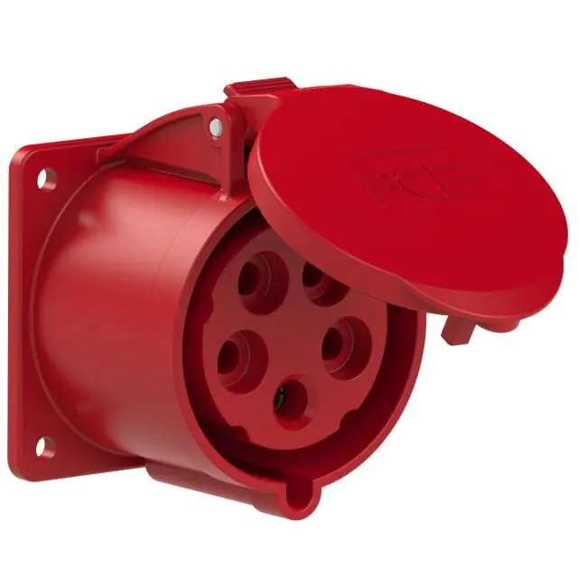 Begrenztes Angebot PCE CEE-Anbausteckdose gerade (75x75mm) 32A 5p 6h IP44/IP54