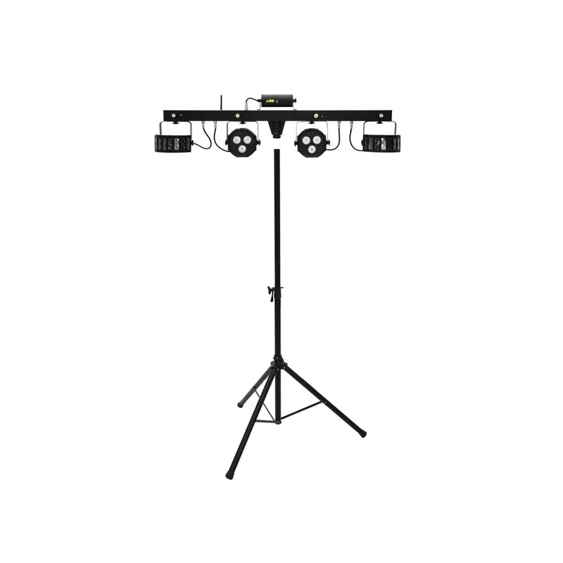 Kostenloser Versand EUROLITE Set LED KLS Laser Bar FX + M-3 Boxenhochständer