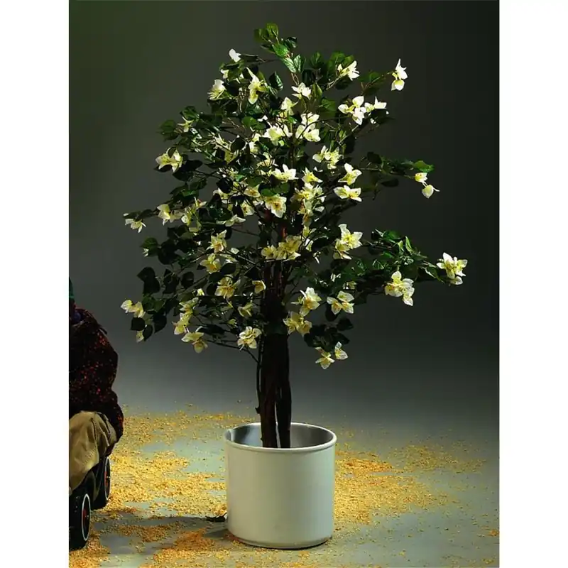 Schnäppchen EUROPALMS Bougainvillea, Kunstpflanze, weiß, 180cm