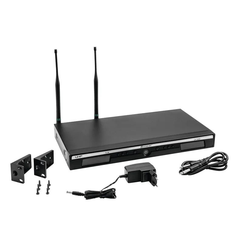 RELACART UR-222D 2-Kanal UHF-Empfänger Gratis Versand