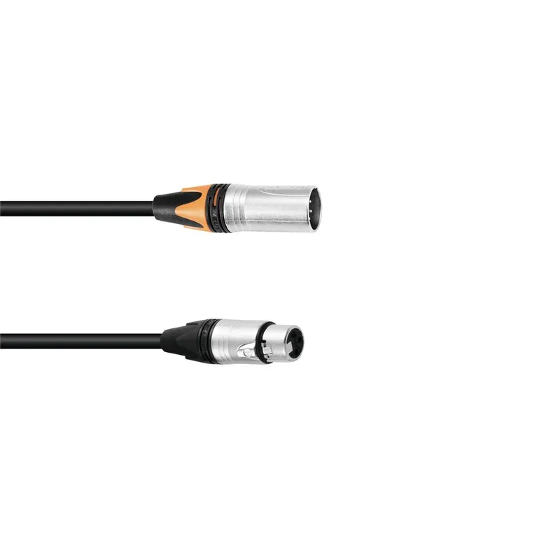 PSSO Adapterkabel DMX XLR 5pol/3pol 0,3m sw Must-Have
