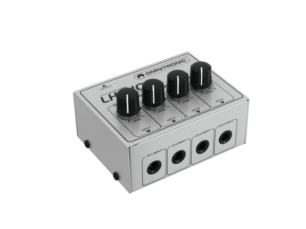 OMNITRONIC LH-010 4-Kanal-Mixer passiv Begrenztes Angebot