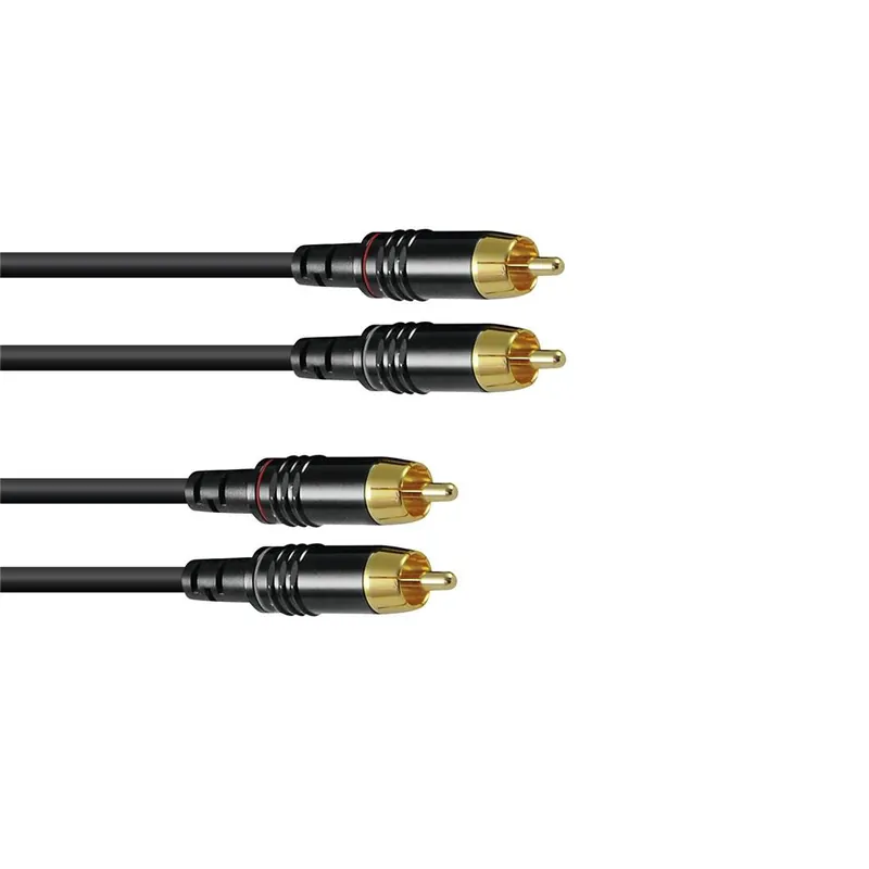 Schnäppchen SOMMER CABLE Cinch Kabel 2x2 1m sw Hicon
