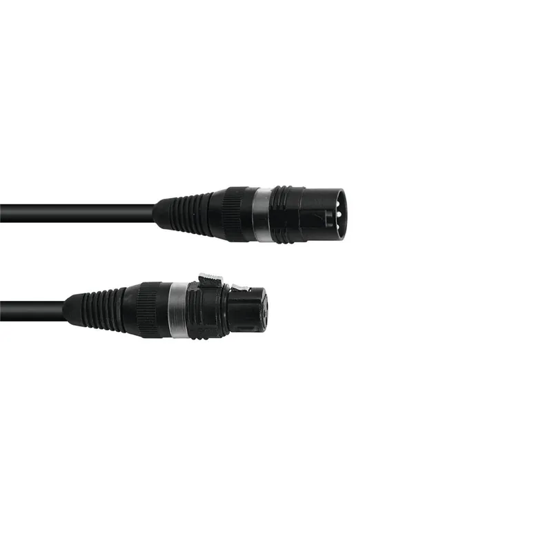 SOMMER CABLE DMX Kabel XLR 3pol 1m sw Hicon Finale Aktion