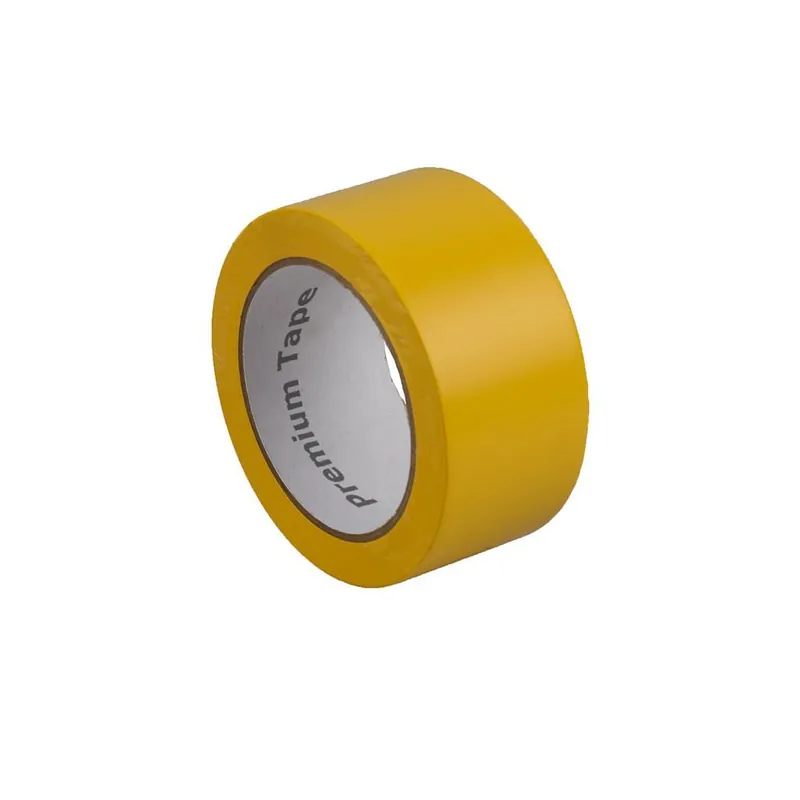 Premium Tape PVC-670 Tanzbodenband 50mm x 33m gelb matt Abverkauf