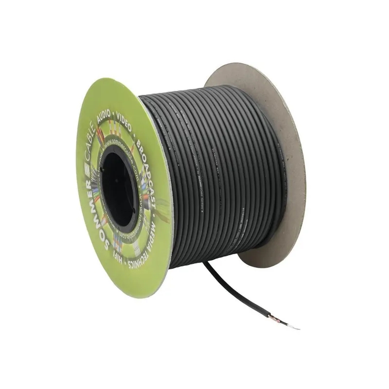 Neu SOMMER CABLE Instrumentenkabel 100m sw Tricone MKII