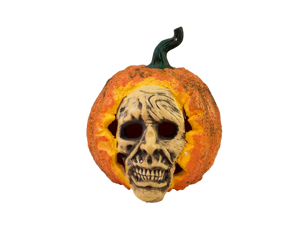 Sonderaktion EUROPALMS Halloween Totenkopf-Kürbis, 26cm