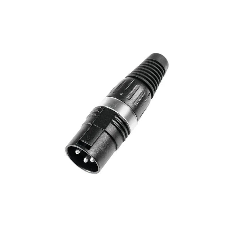 HICON XLR Stecker 3pol HI-X3CM-BLK Zertifiziert
