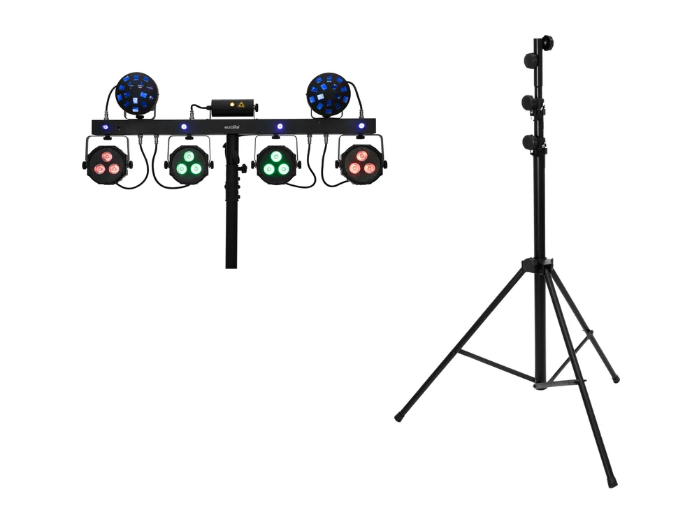 Nur Für Kurze Zeit EUROLITE Set LED KLS Laser Bar Next FX-Lichtset + STV-60-WOT EU Stahlstativ schwarz
