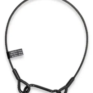 Sicherungsseil 100cm Ø 5mm BGV-C1 schwarz Mega-Angebot