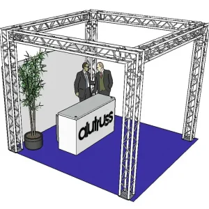 Wochenendangebot ALUTRUSS Traversenset QUADLOCK 6082 Quadrat 4x4x3,5m (BxTxH)